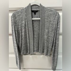 Like New - Banana Republic Cropped Open Cardigan in Heather Gray Size XS